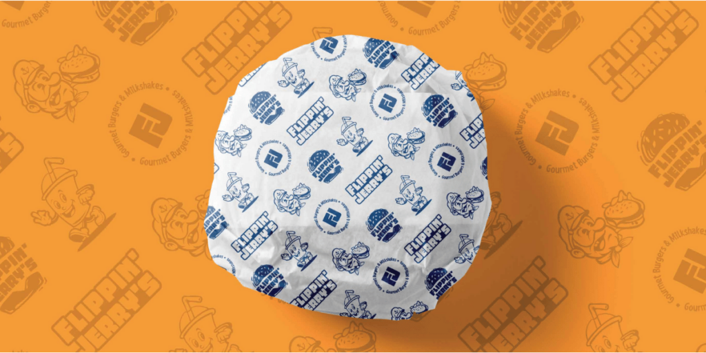 Flippin Jerrys Burger Packaging